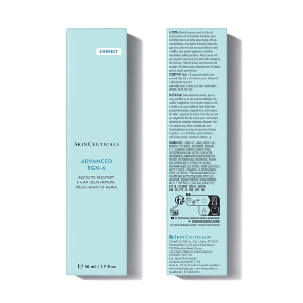 SkinCeuticals Advanced RGN-6 Rejuvenation Cream with Niacinamide and Ectoin 50ml