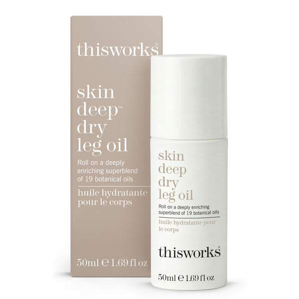 This Works Skin Deep Dry Leg Oil 50ml Roller