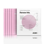 AimX Sheet Mask with Peptides and Collagen "Renew Me" 5 Sheets 25ml