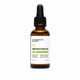 A 30 mL amber glass dropper bottle of Scaninavian Biolabs Protection Oil on a solid white background.