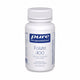 Bottle of Pure Encapsulations Folate 400 supplement on a white background