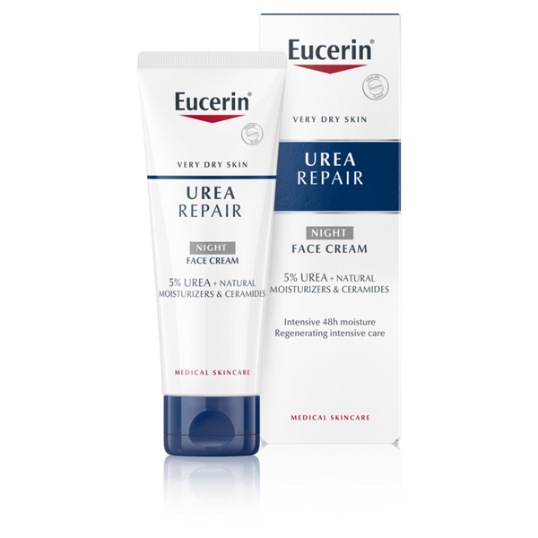 Eucerin UreaRepair Rich Replenishing Night Face Cream 5% Urea 50ml