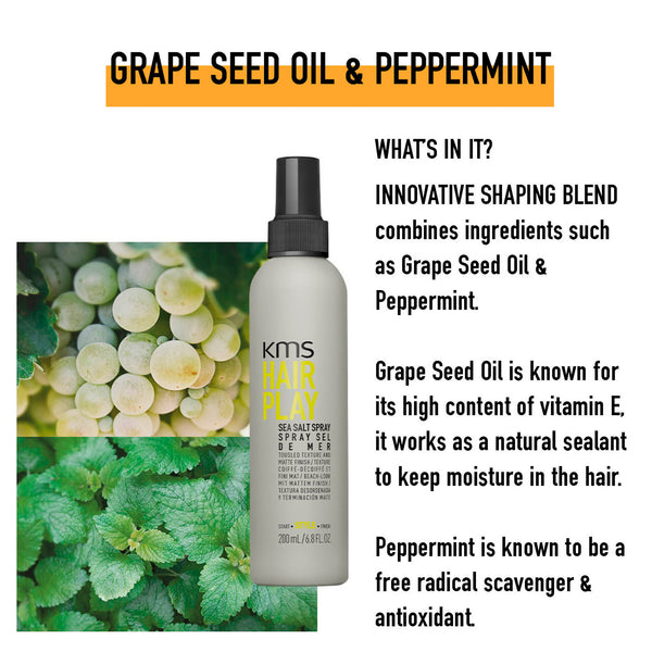 KMS HairPlay Sea Salt Spray 200ml