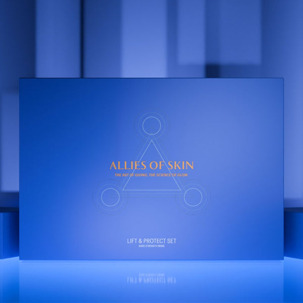 Allies of Skin Lift & Protect Routine Anti Aging Skincare Kit (Worth £121)