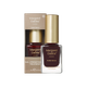 Margaret Dabbs London Pure Nails Nail Strengthener Treatment shown with its gold cap bottle and matching beige packaging box on a white background.