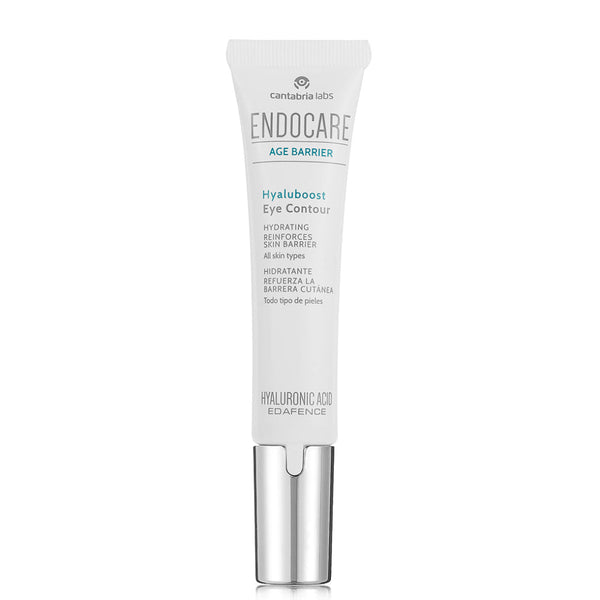 Endocare eye contour cream tube on a white background