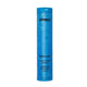 Blue shampoo bottle with 'amika' branding on a white background