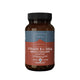 A bottle of Terra Nova Vitamin B12 500Ίg Methylcobalamin Complex dietary supplement, featuring an amber brown bottle, black cap, and a blue and rust-red label, set against a light gray background.