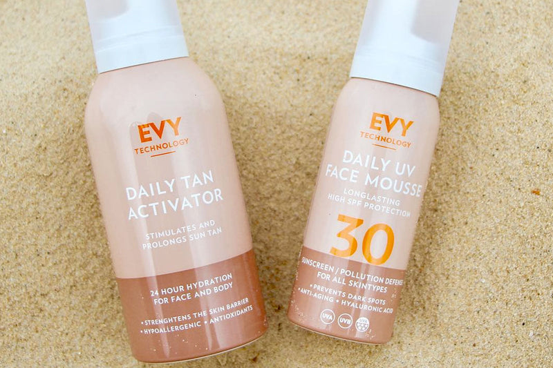 EVY Sunscreen Skincare Products