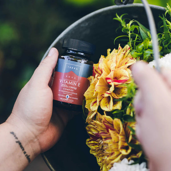 Terranova supplements with vegan friendly vitamins, minerals and botanical formulas for daily wellbeing