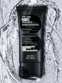 Allies of Skin THE ONE SPF50 Vitamin C & Green Tea Invisible Gel 50ml