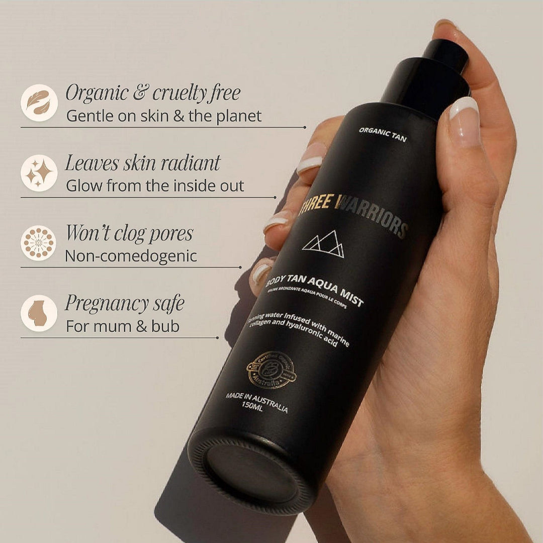 Three Warriors Body Tan Water