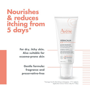 Avène XeraCalm A.D. Lipid-Replenishing Balm Moisturiser for Dry, Itchy Skin 200ml