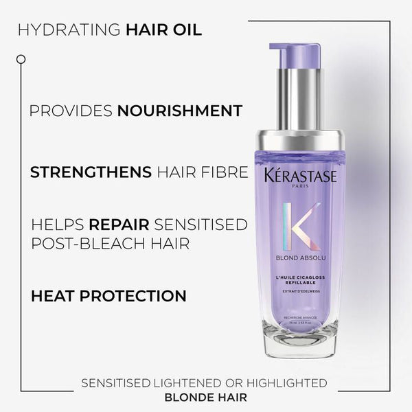 Kerastase L'HUILE CICAGLOSS REFILLABLE HAIR OIL 75mL