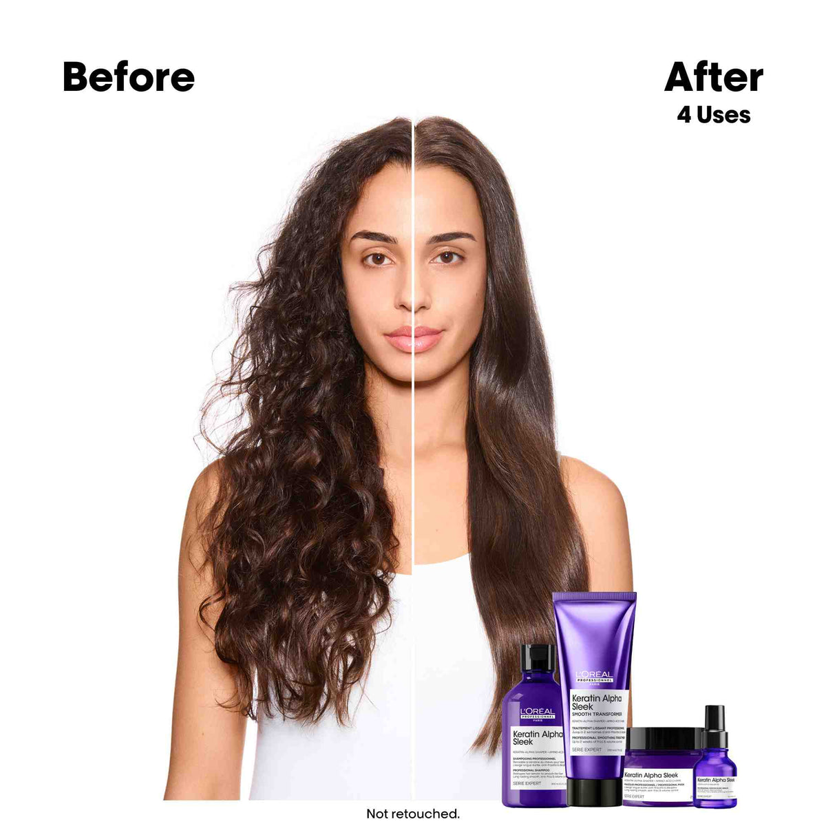 L'Oreal Professionnel Keratin Alpha Sleek Professional Hair Mask 500ml