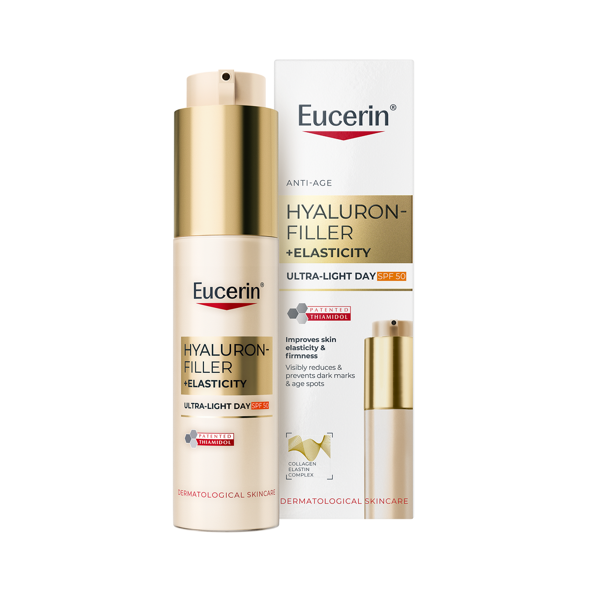 Eucerin Hyaluron-Filler+Elasticity Ultra-Light Day Care SPF50 50ml
