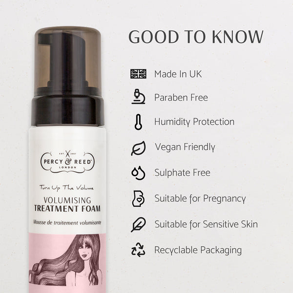 Percy & Reed Turn Up The Volume Volumising Treatment Foam 200ml