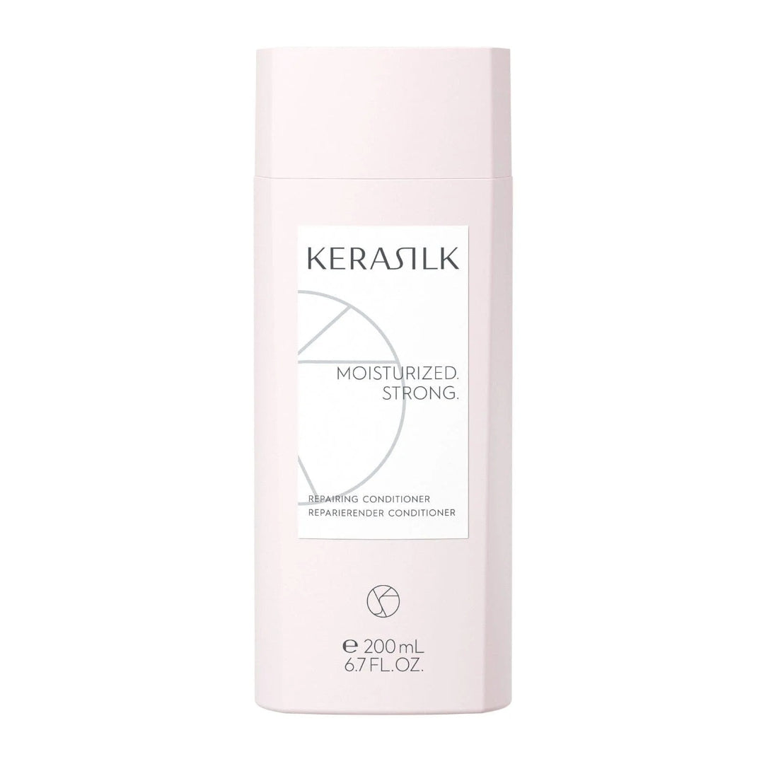 Kerasilk moisturized strong conditioner bottle on a white background