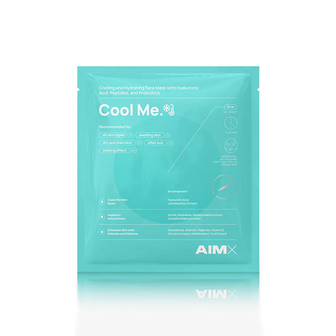 AimX Hydrating and cooling face mask with probiotics 