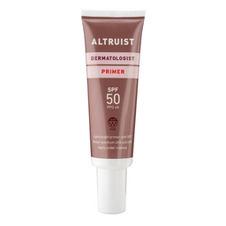 Altruist dermatologist primer SPF 50 on a white background