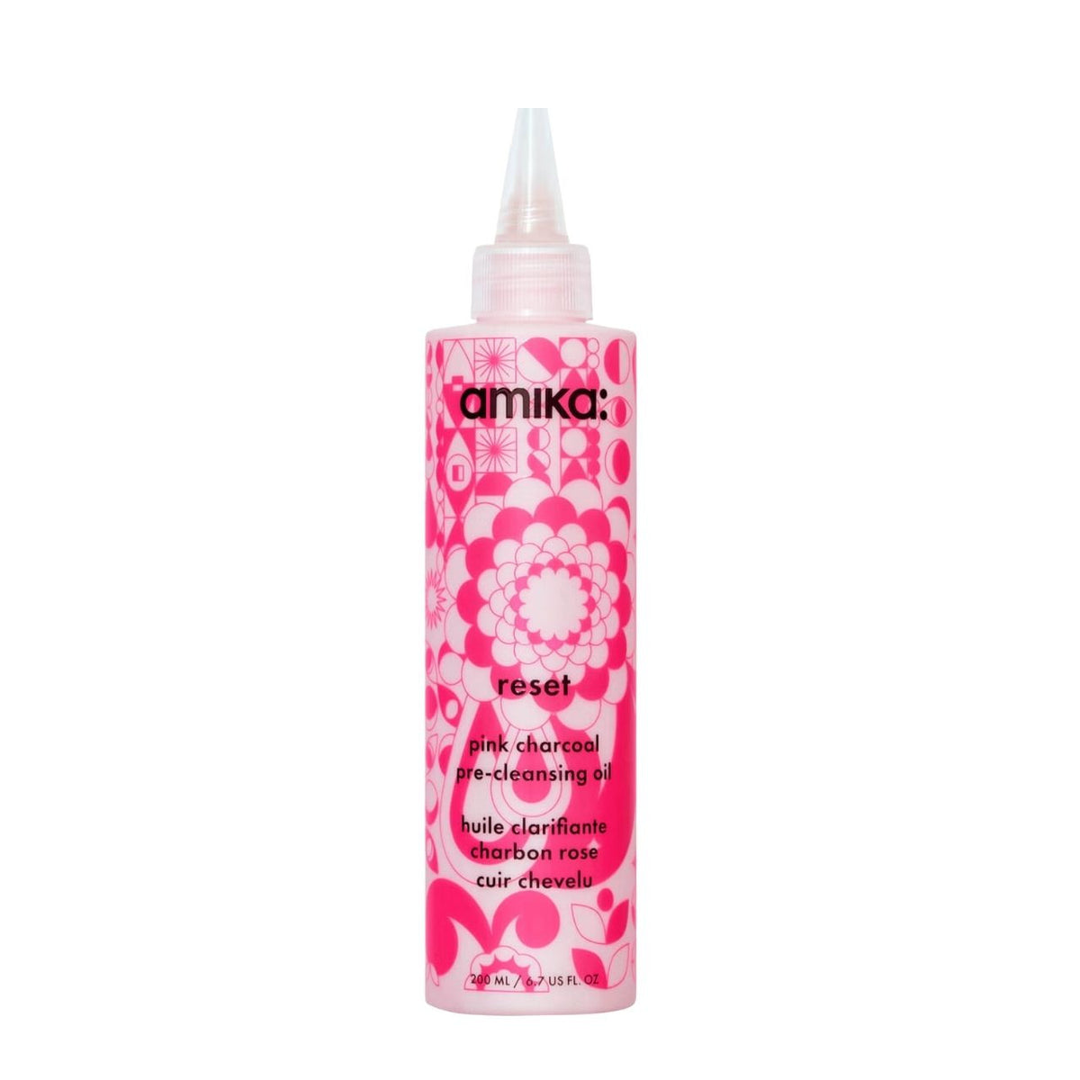 Amika Reset Pink Charcoal Scalp Cleansing Oil 200ml