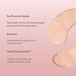 MZ SKIN Bio-Placenta Peptide Illuminating Hydrogel Eye Mask Sachet (Single)