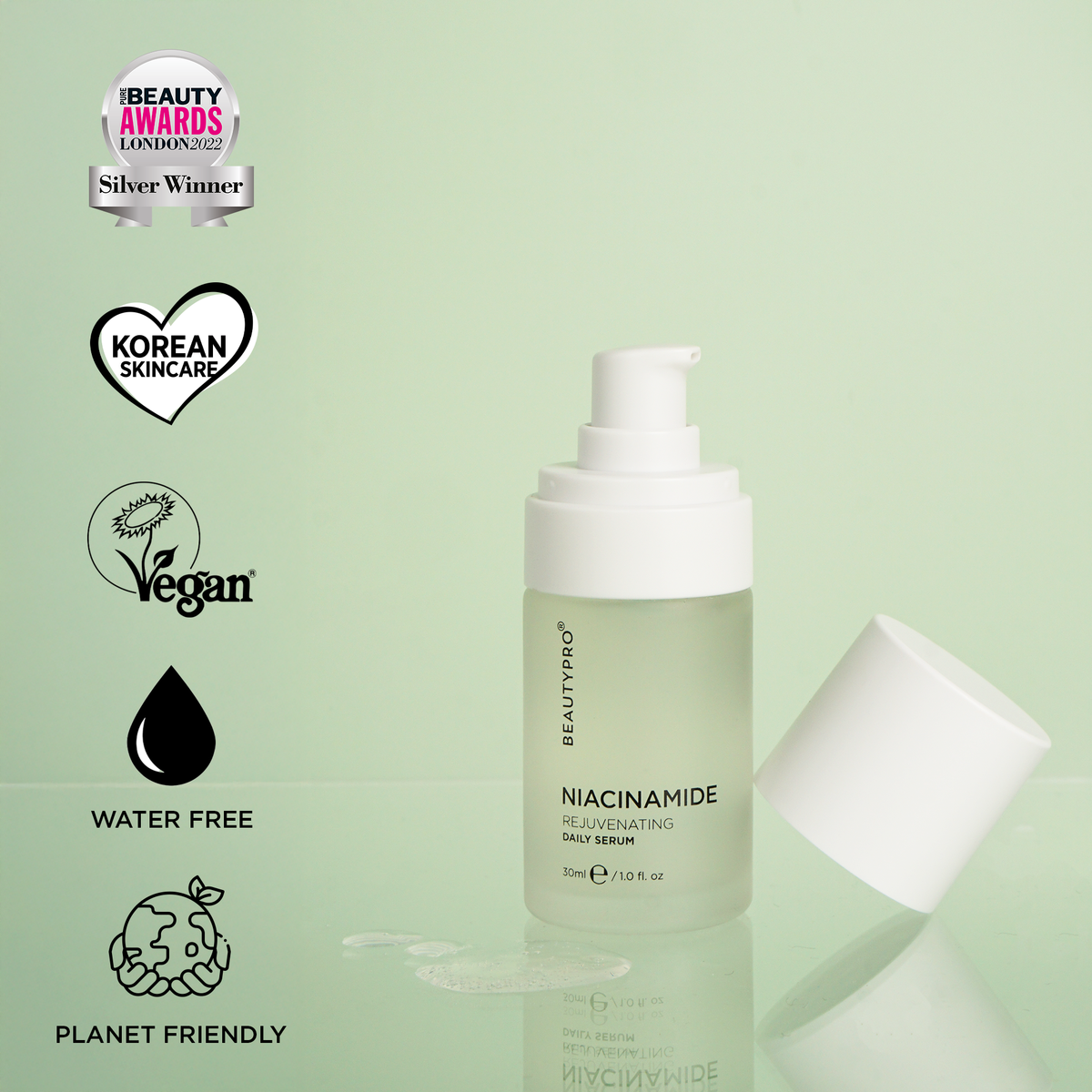 BEAUTYPRO Cica + Niacinamide Blemish Control Serum 30ml