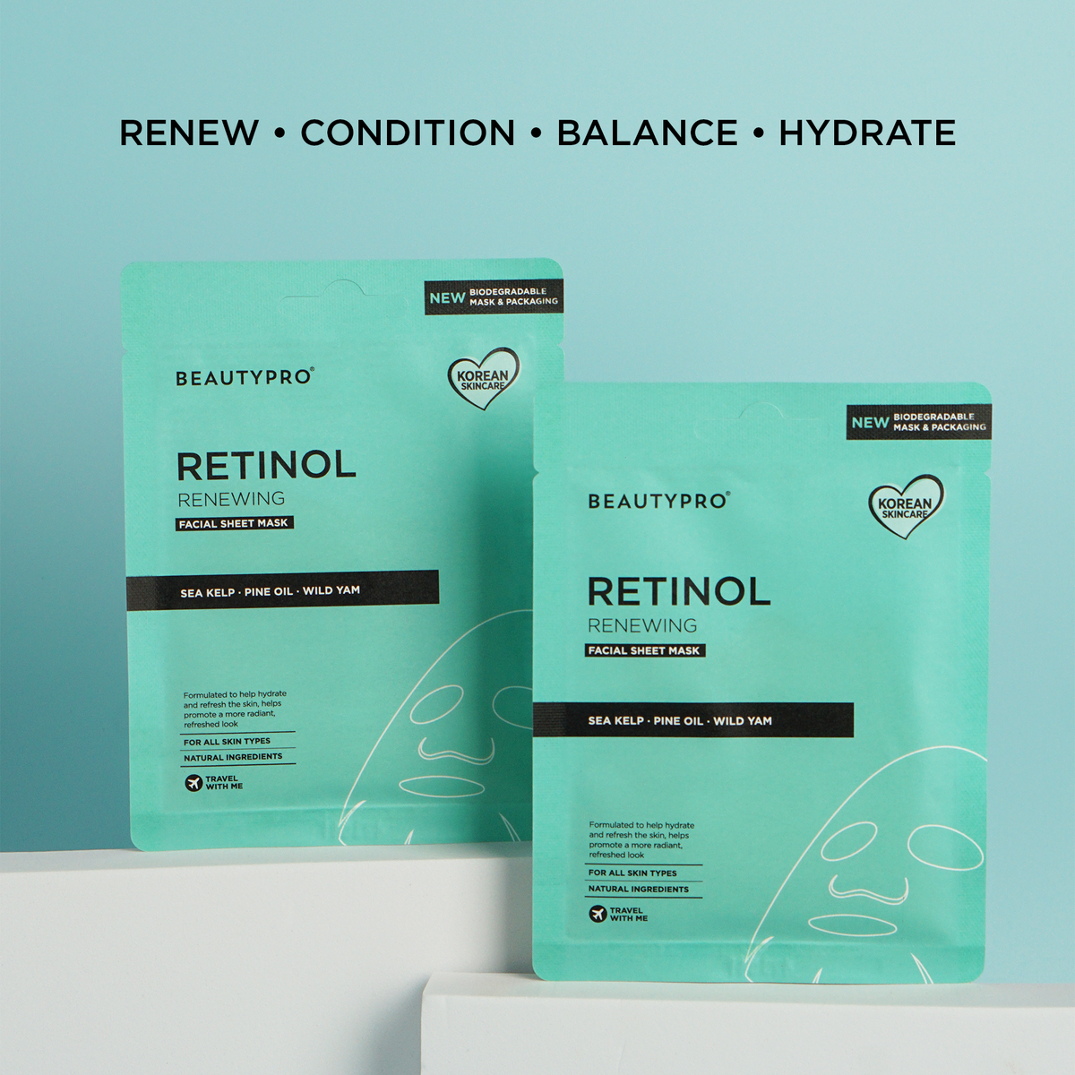 BEAUTYPRO RETINOL Anti-Ageing Sheet Mask
