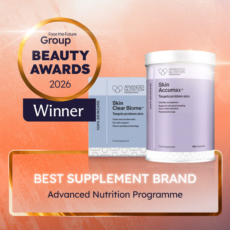 Advanced nutrition programme winner of best supplement brand, Face the Future Beauty Awards 2026 