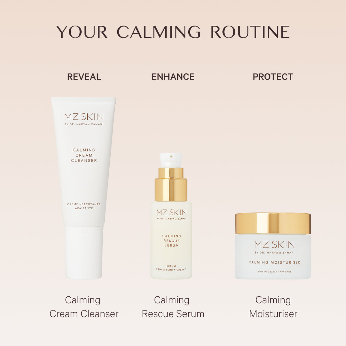 MZ SKIN Calming Cream Cleanser