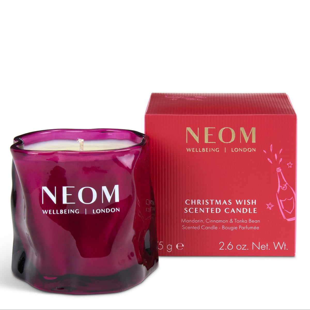 NEOM Christmas Wish Travel Candle 75g