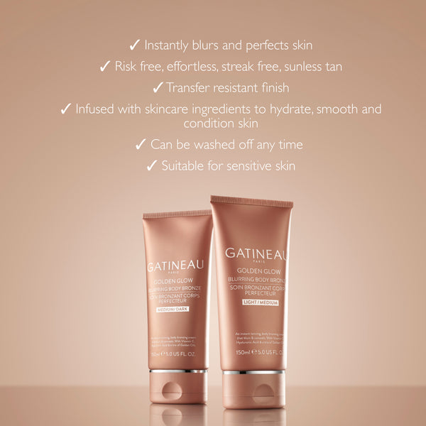 GATINEAU Golden Glow Blurring Body Bronze Light Medium 150ml