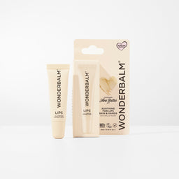 Wonderbalm lip balm packaging on a white background