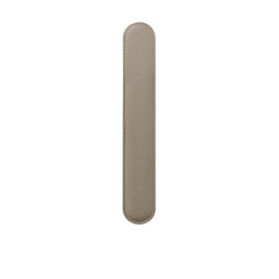 Beige nail file on a white background