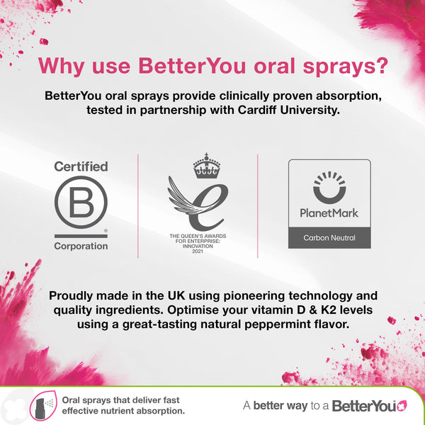 BetterYou Vitamin D3000 Oral Spray