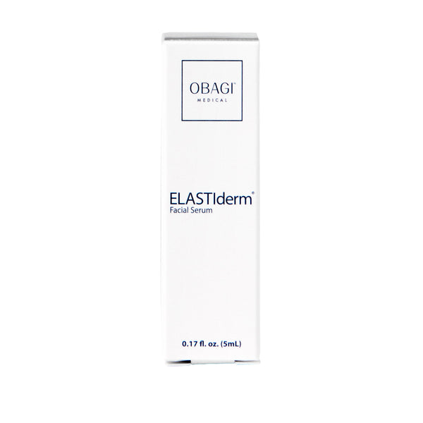 Obagi ELASTIderm facial serum packaging on a white background
