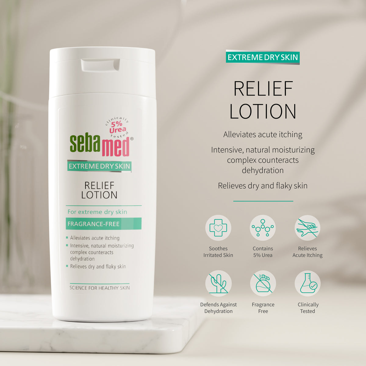 Sebamed Extreme Dry Skin Relief Lotion 5% Urea 200ml