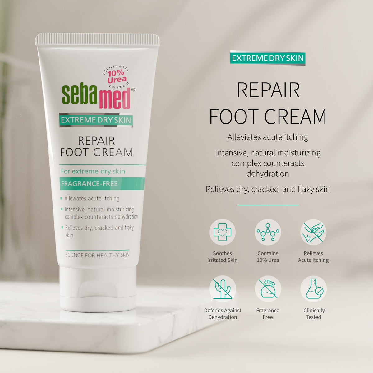 Sebamed Extreme Dry Skin Repair Foot Cream 10% Urea 100ml