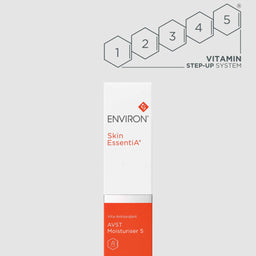 Environ Skin EssentiA AVST Moisturiser 5 on a light gray background
