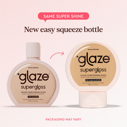 Glaze Supergloss Color Conditioning Hair Gloss Honey Blonde For Instant Shine 190ml