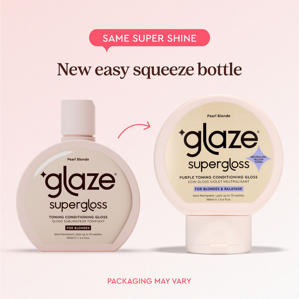 Glaze Supergloss Toning Conditioning Hair Gloss Pearl Blonde For Instant Shine 190ml