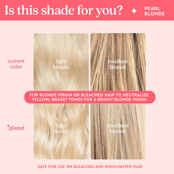 Glaze Supergloss Toning Conditioning Hair Gloss Pearl Blonde For Instant Shine 190ml