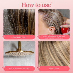 Glaze Supergloss Toning Conditioning Hair Gloss Pearl Blonde For Instant Shine 190ml