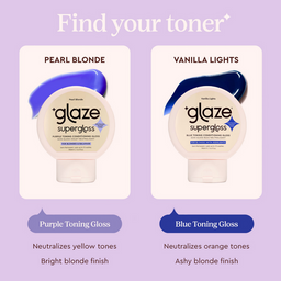 Glaze Supergloss Toning Conditioning Hair Gloss Vanilla Lights For Instant Shine 190ml