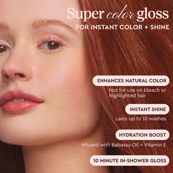 Glaze Supergloss Color Conditioning Hair Gloss Copper Crush For Instant Shine 190ml
