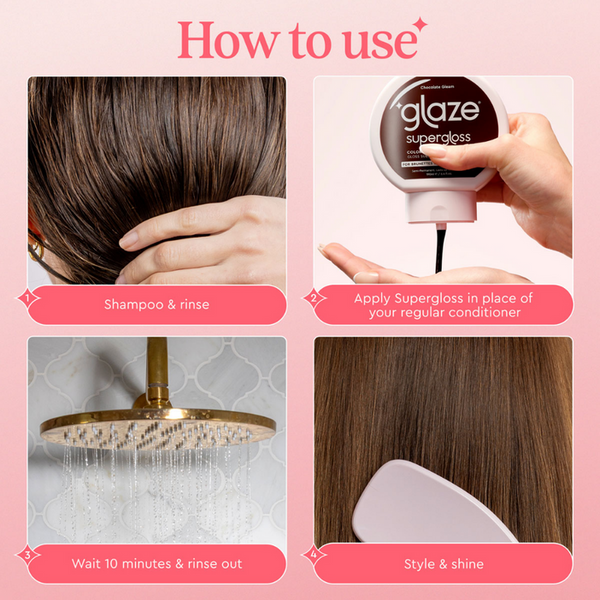 Glaze Supergloss Color Conditioning Hair Gloss Copper Crush For Instant Shine 190ml