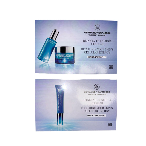 ‍Freebie: Germaine de Capuccini Skinreset Cellular Energy Serum, Cream and Eye Contour Sachet Trio (100% off)
