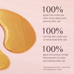 MZ SKIN Hydra-Bright Gold Eye Mask 5 x Masks