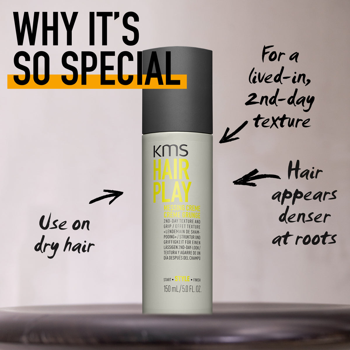 KMS HairPlay Messing Crème 150ml