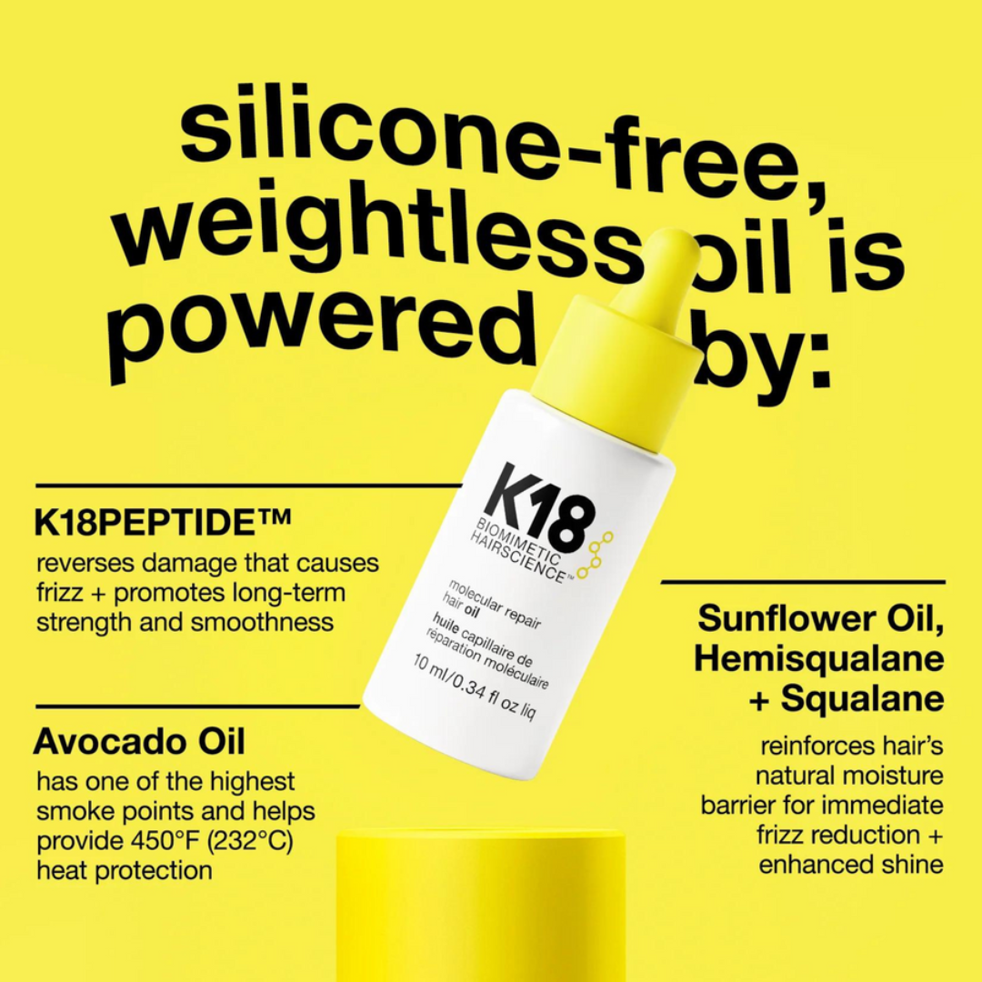 K18 Molecular Repair Hair Oil 10ml